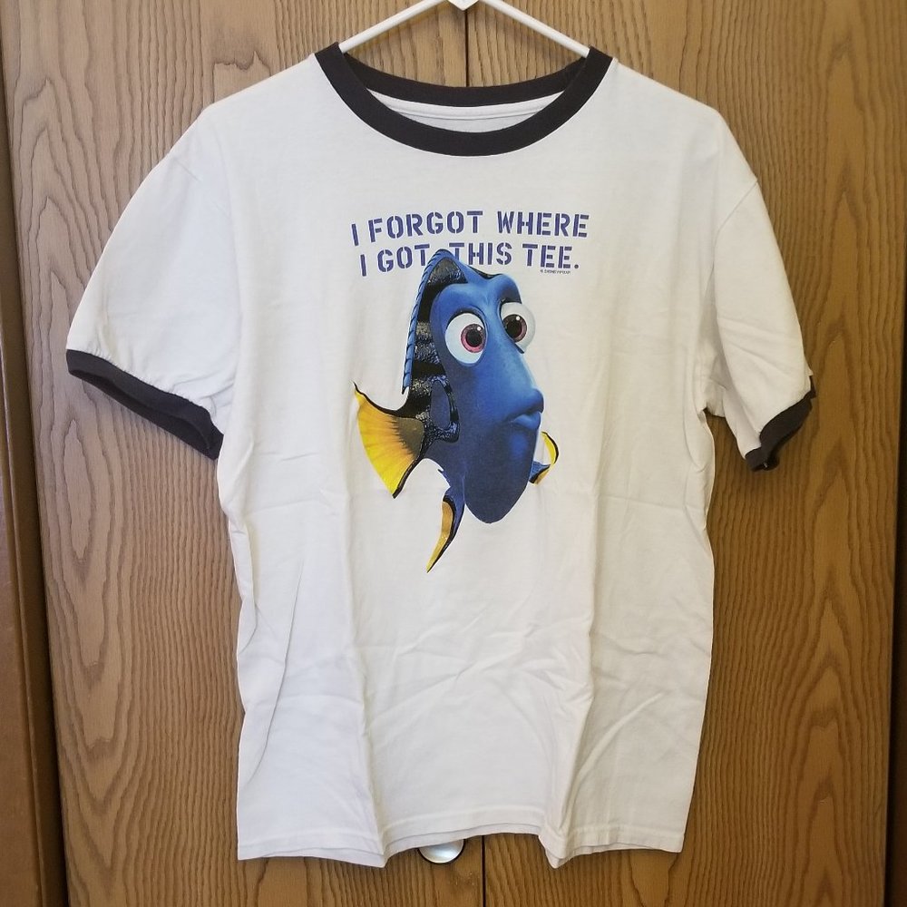 ❤️ " I forgot where I got this tee " Disney Pixar Dory Finding Nemo T-shirt